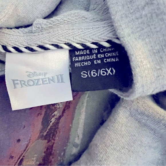 Like New Genuine Disney Frozen two Hooded Sweatshirt - Picture 2 of 4